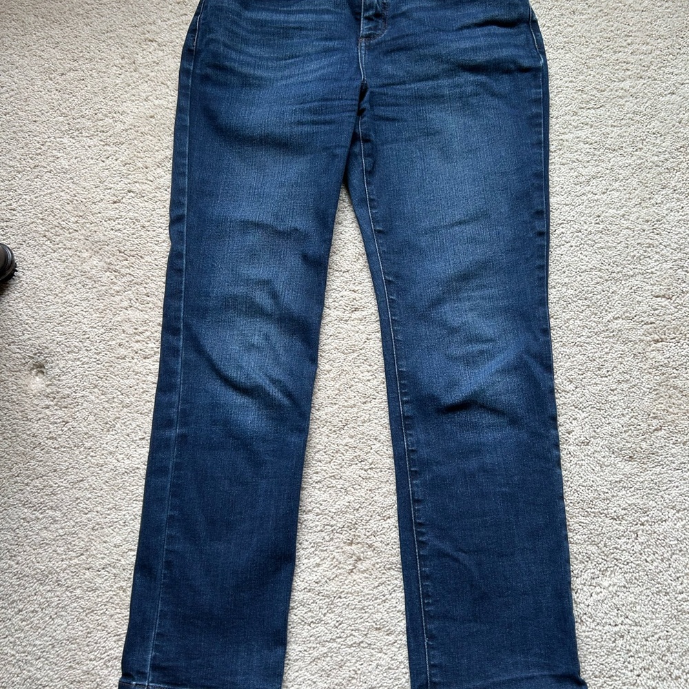Lee Petits Straight Leg Mid Rise Blue Jeans Regular Fit Flex Motion